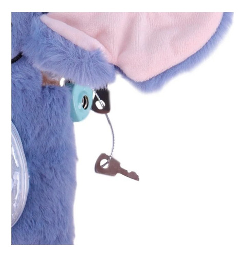 Libreta Stitch Con Bolsa Y Candado Id 1204489 Azul