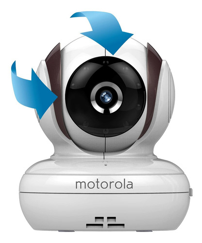 Baba Eletrônica Com Monitor Motorola Mbp-35s Com Tela 2.8 Cor Branco