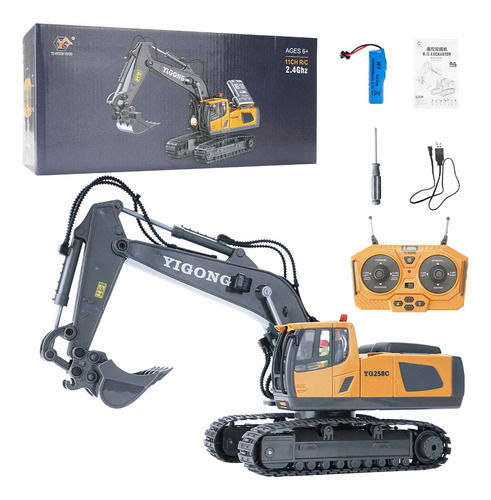 Aaa Rc Excavator 1/20 2.4ghz Camión De Construcción Rc