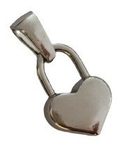 Imagen 2 de 2 de Dije Corazon Acero Quirurgico Corazoncito