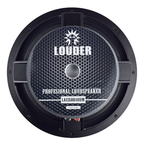 Bocina 12 Pulgadas P/ Bafles Line Array X Pieza 4ohm Color Negro