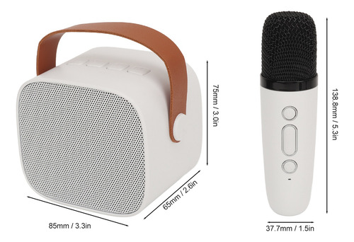 Mini Altavoz Portátil De Karaoke Con Micrófono P2, Máquina I