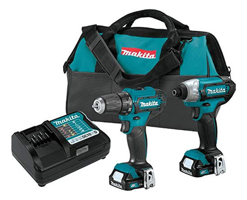 Makita Ct232 12v Max Cxt Litio-ion Inalámbrico 2-pc. Kit Com