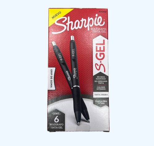 Bolígrafo Sharpie Gel 0.7 X6pcs