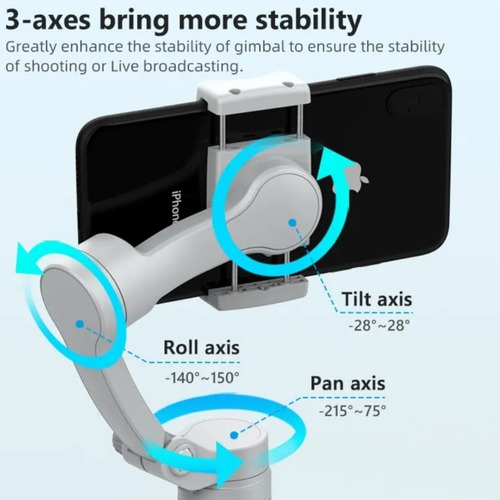Gimbal Estabilizador Axnen Hq3 Axis Para Celular