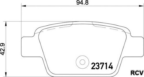 Balatas Disco  Trasera Para Fiat Stilo   2004