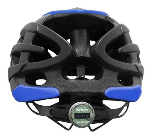 Capacete High One My22 Com Óculos Preto/azul Cor Azul e Preto Tamanho G