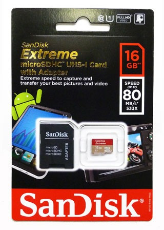 Tarjeta Micro Sd Sandisk 16 Gb Extreme Plus 