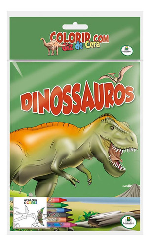 Colorir com Giz de Cera: Dinossauros, de © Todolivro Ltda.. Editora Todolivro Distribuidora Ltda. em português, 2020