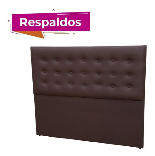 Respaldo Sommier 180 De Ancho X117 Alto Cuerina 