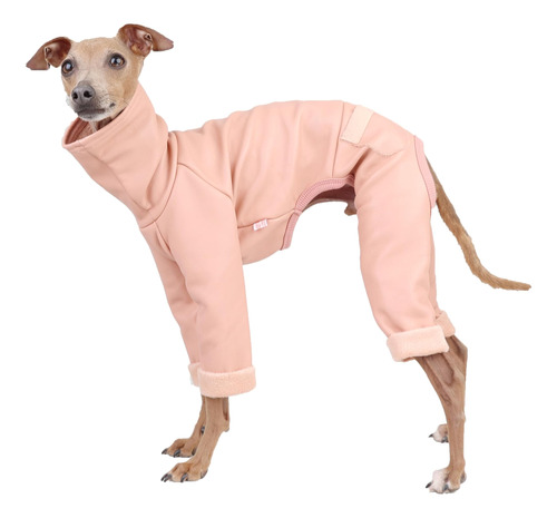 D Doggy Star Abrigo De Galgo Italiano Elástico De Cuero Ropa