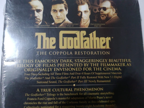 Imagen 2 de 4 de El Padrino Godfather Trilogia Coppola Restoration Blu-ray