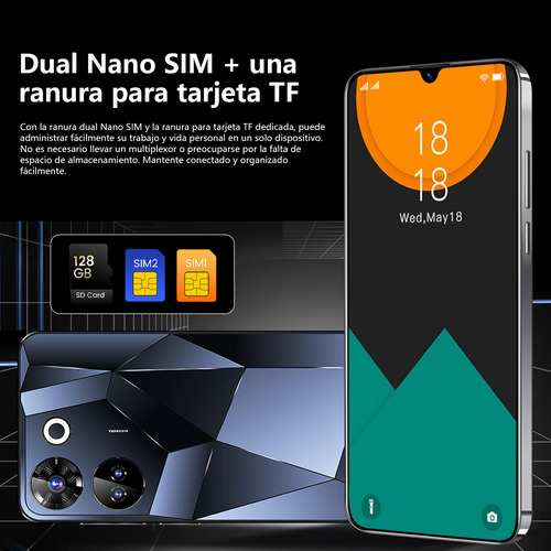 Celular Android C20 Pro De 6.51 Pulgadas Ram2gb Y Rom16gb Blanco