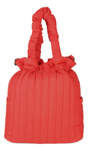 Bolsa Tote Cloe Ozrim I Grande Color Rojo