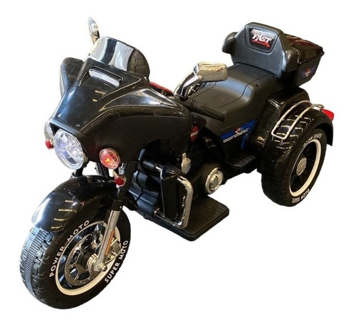Moto A Bateria Estilo Harley, Color Negro 12v