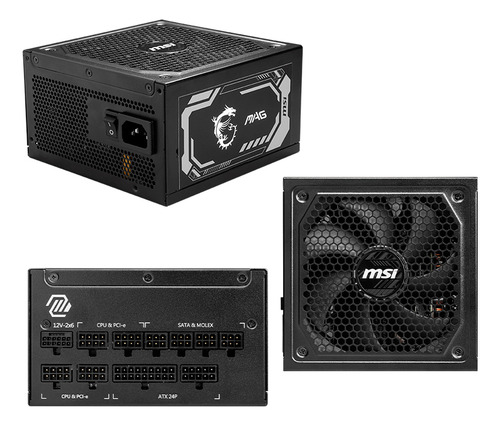 Fuente Poder Msi Mpg A1250gl 1250w Pci5 80+ Gold Atx3.1 Fm