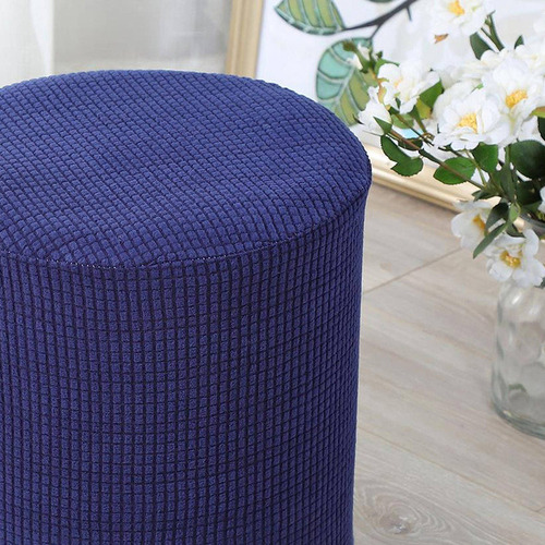 Reposapiés Taburete Para Pies Muebles De Terciopelo Azul