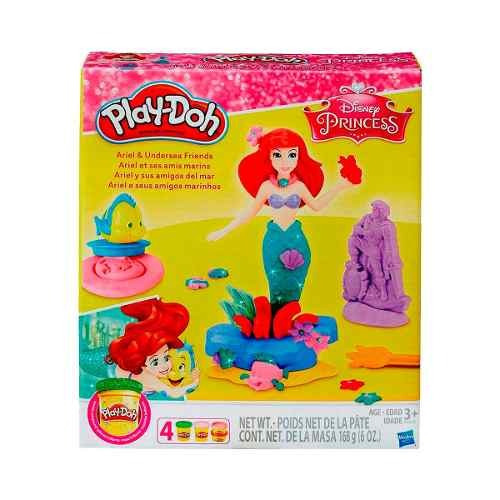 Masas Playdoh La Sirenita Y Sus Amigos Disney Hasbro