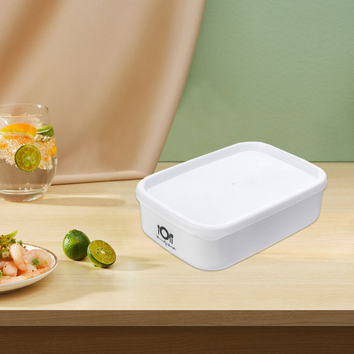 Un Recipiente De Almacenamiento De Alimentos Con Tapa De Dos