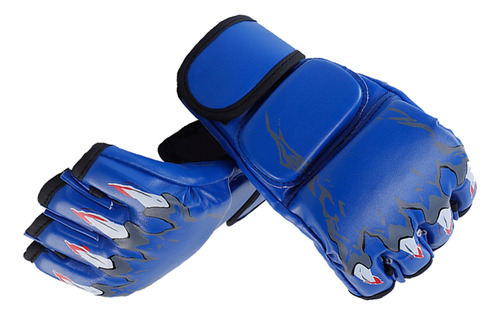 Guantes De Combate De Boxeo Con Medio Dedo