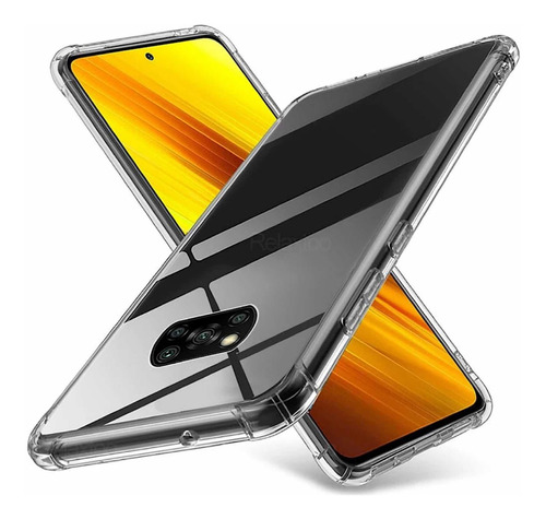 Carcasa Transparente Reforzada Para Xiaomi Poco X3/x3 Pro