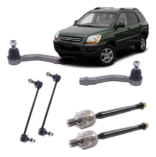 Kit Terminales + Axial +bieletas Para Sportage Pro 2004-2009