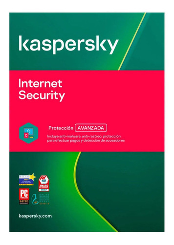 Antivirus Físico Kaspersky Internet Security 1 Dispo. 1 Año