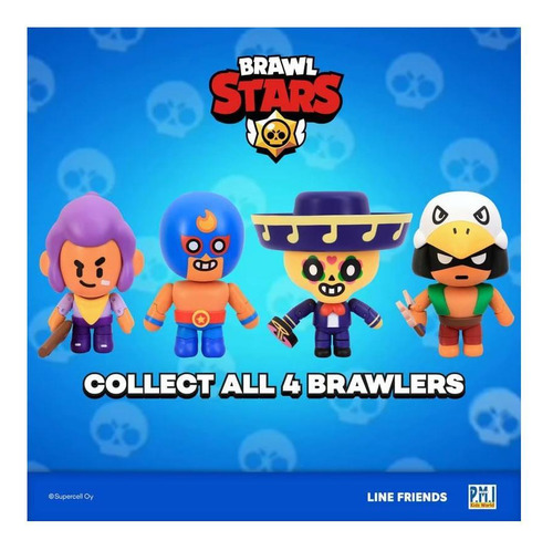 Figura De Ação Pmi International Brawl Stars Shelly Brawler