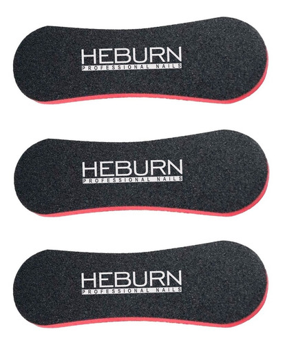 Pack X 3 Escofinas Anatómicas Profesionales Heburn 01