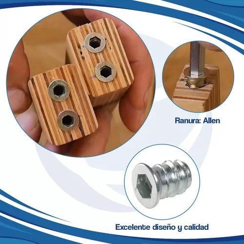 Contra la voluntad Instruir Polar Manguito Metálico Rosca M8 X50/u Hafele