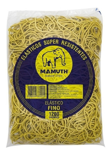 Imagem 1 de 1 de Elástico Látex Borracha 1 Kg P/ Dinheiro N°18 1200 Unids