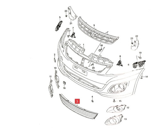 Rejilla Central Paragolpe Delt Suzuki Swift Dzire 12-15 Gl