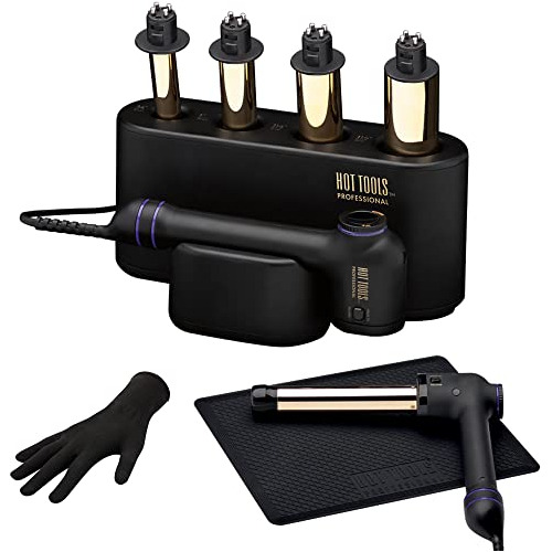 Set De Rizadores Hot Tools Pro Artist, Color Dorado De 24 Qu