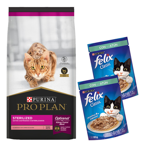 Alimento Pro Plan Sterilized Cat (gatos Castrados) 3 Kg