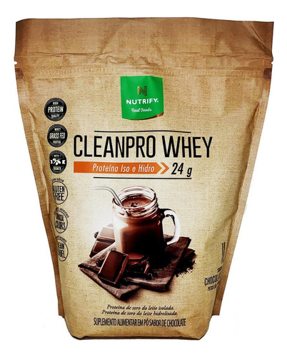 Cleanpro Whey Protein Isolado Hidrolisado Clean Label Choco