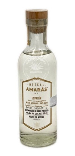 Mezcal Amaras Joven Espadín 200 Ml