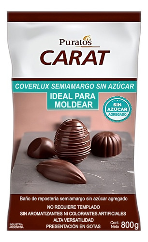 Chocolate Baño De Moldeo Semiamargo Sin Azúcar En Monedas