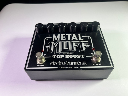 Pedal Metal Muff With Top Boost Marca Electroharmonix