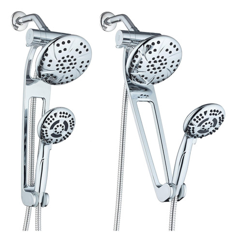 Aquadance Chrome Aquabar Combo De Spa De 3 Vías Con Brazo De