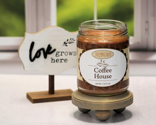 Coffee House Blend Blend Vela | Olor A Café Fresco | Mano Ve