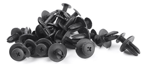100 Pcs Clips Retenedor Coche Plástico Remaches Puerta Parac