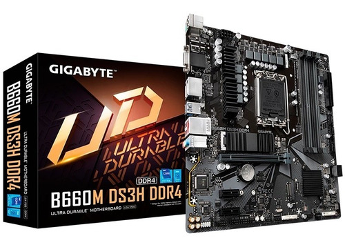 Board Gigabyte B660m Ds3h Ddr4 Socket 1700 12gen