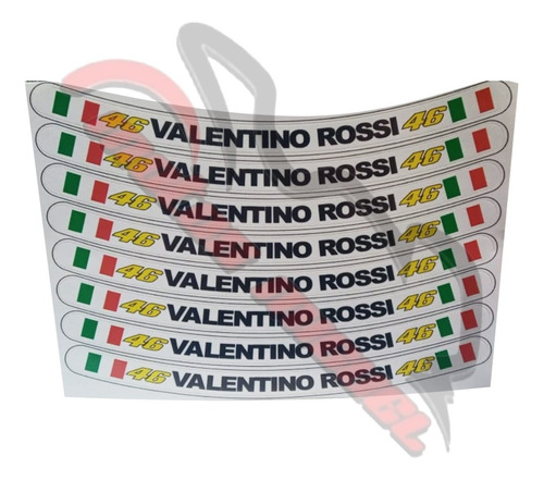 Calco Llanta Valentino Rossi 46 Siempre Solo En Motos Miguel