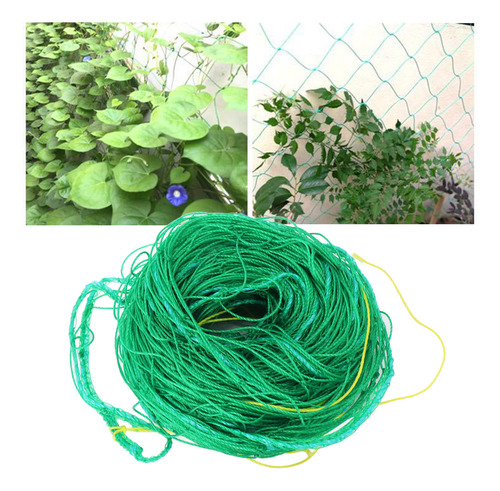 Red De Malla Para Plantas De Jardín, Polipropileno Verde