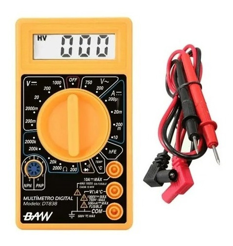 Multimetro Digital Tester Buzzer Temperatura