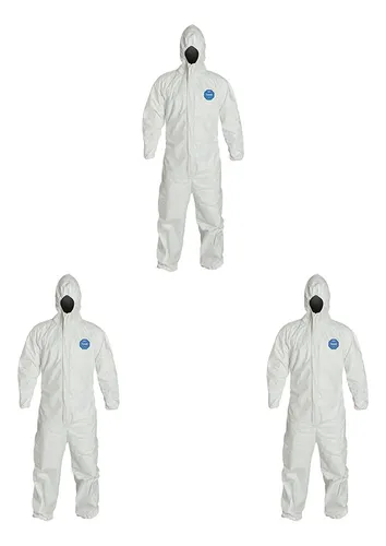 Traje De Seguridad Desechable Dupont Con Munecas, Tobillos Y