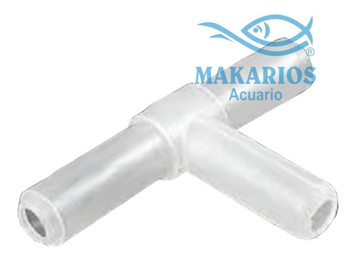 Imagen 2 de 7 de Conector En T De 2x2cm Para Peceras X 10 Unid Blanco