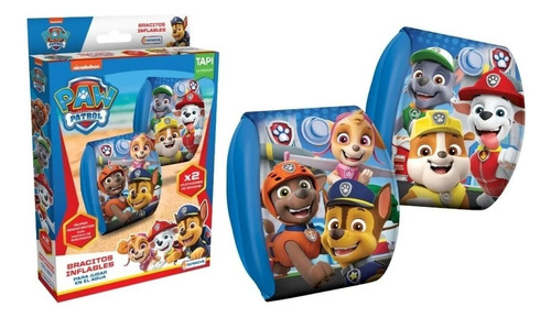 Bracitos Inflables Flotadores Paw Patrol - Tapimovil Color Azul