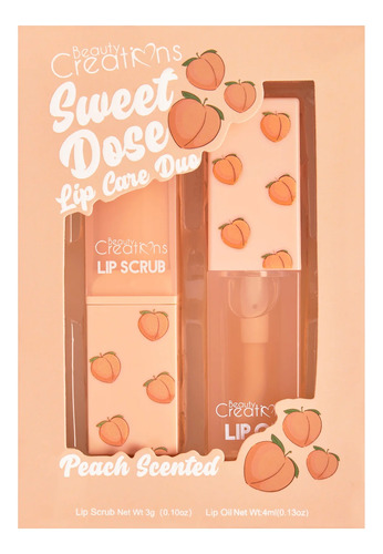 Humectante De Labios Sweet Dose Peach Lip Care Duo