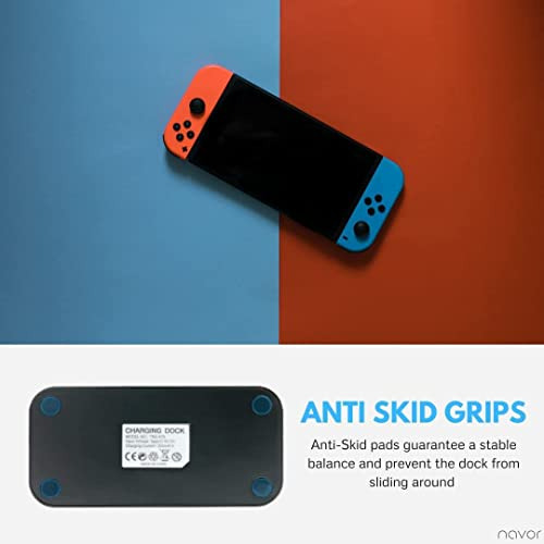 Navor Pack: Dock Stand Y Cargador Joy-con Para Switch